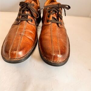 Men's shoes Clarks Collection Men's Brown Leather Derby Size 9.5 M